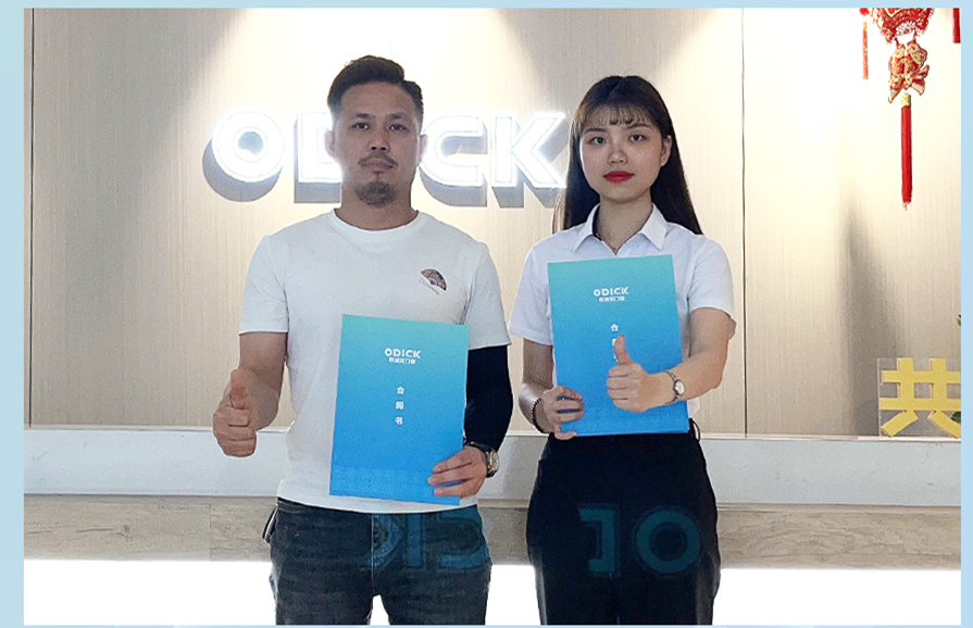 恭喜廣西覃總成功加盟歐迪克門窗