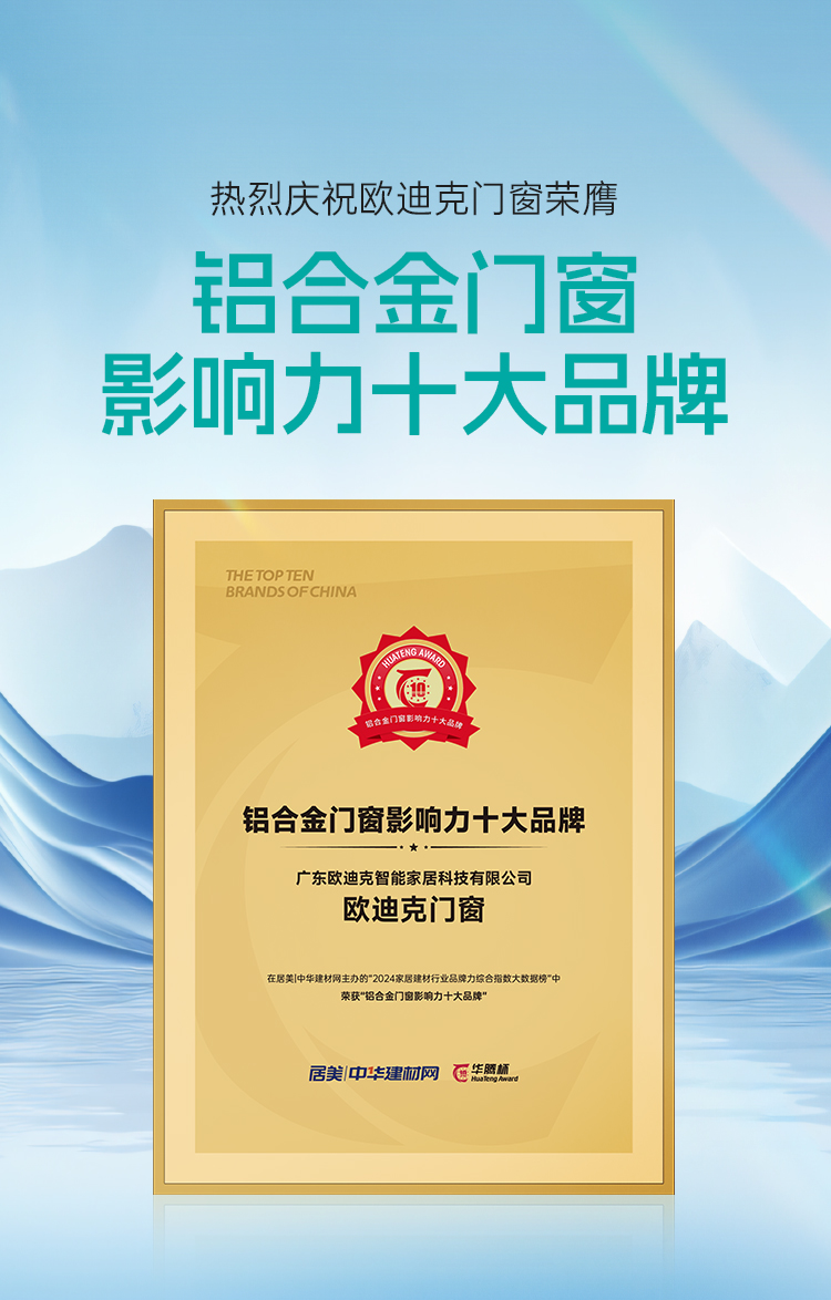 鋁合金門窗影響力十大品牌